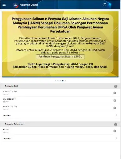 ePayslip JANM | Permainan | XWorld