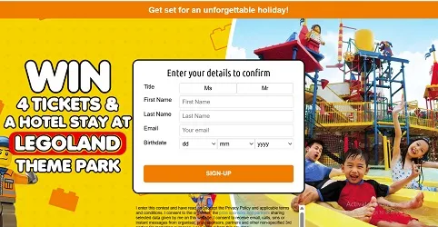 Win 4 tickets & a Hotel stay at LEGOLAND Theme Park | Permainan | XWorld
