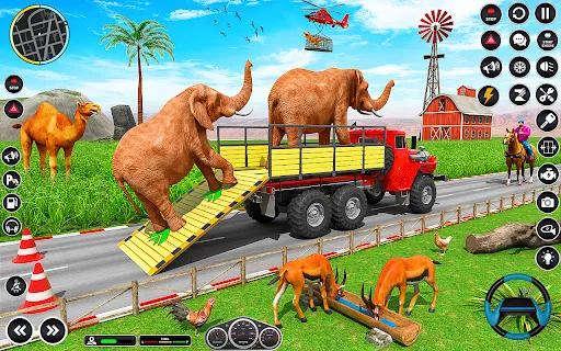 Animal Transports Truck Games | juego | XWorld