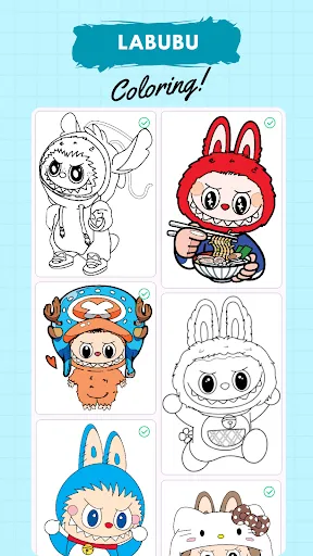 Labubu Coloring by Number | Игры | XWorld