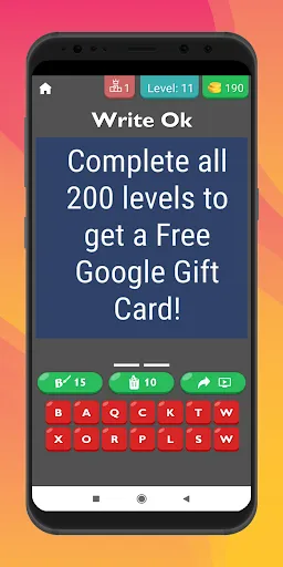 Play and Earn Google Gift Card | juego | XWorld