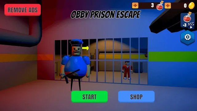 Obby Prison Escape | Permainan | XWorld