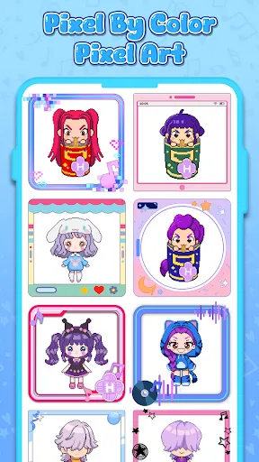 Pixel by Color: Pixel Art | Games | XWorld