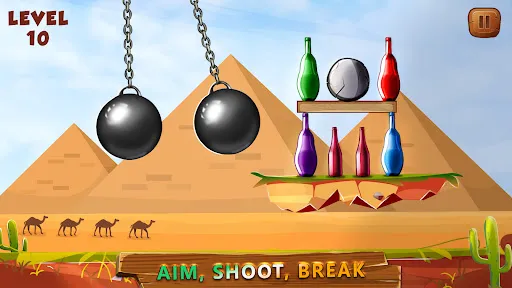 Bottle Shooter Slingshot Game | 游戏 | XWorld