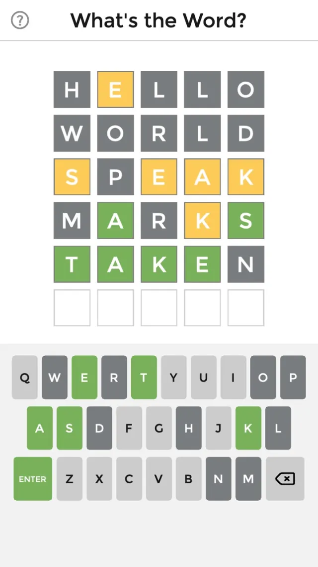 What's the Word? Logic Game | Games | XWorld