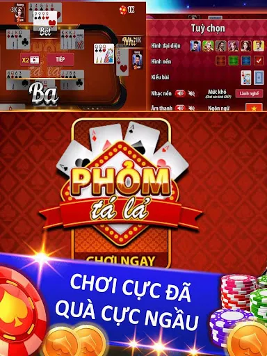 Đánh Bài: Tiến Lên, Sâm, Phỏm | Games | XWorld