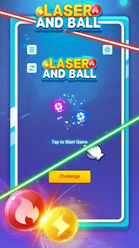 Laser and ball | juego | XWorld