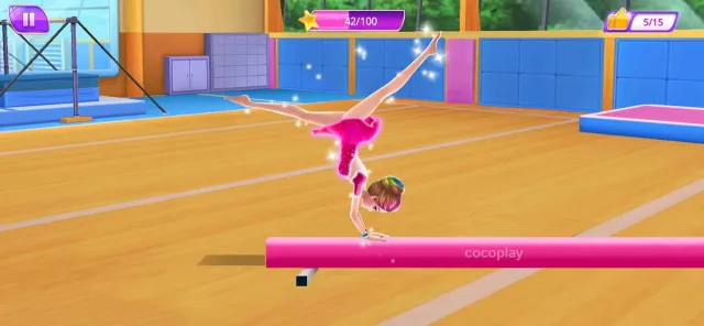 Gymnastics Superstar Gold Girl | Permainan | XWorld