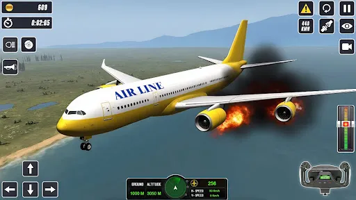 Plane Flight Sim Crash Landing | Игры | XWorld