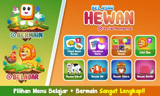 Belajar Mengenal Hewan + Suara | Permainan | XWorld