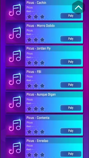 Picus Tiles La Música Hop | juego | XWorld