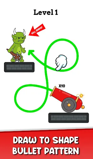 Draw To Shoot: Draw Puzzle | Permainan | XWorld