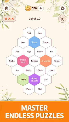 Hexa Ties: Word Associations | เกม | XWorld