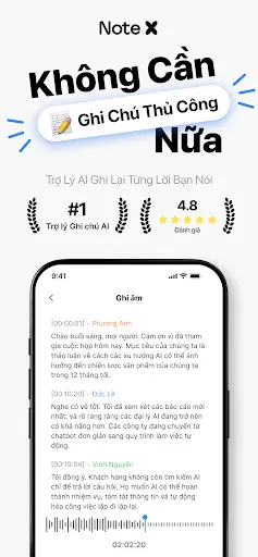 NoteX: Ghi chú & Họp AI | Games | XWorld NoteX: Ghi chú & Họp AI | Games | XWorld