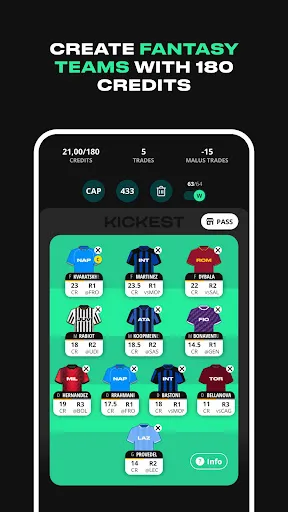 Kickest - Fantasy Serie A | Permainan | XWorld