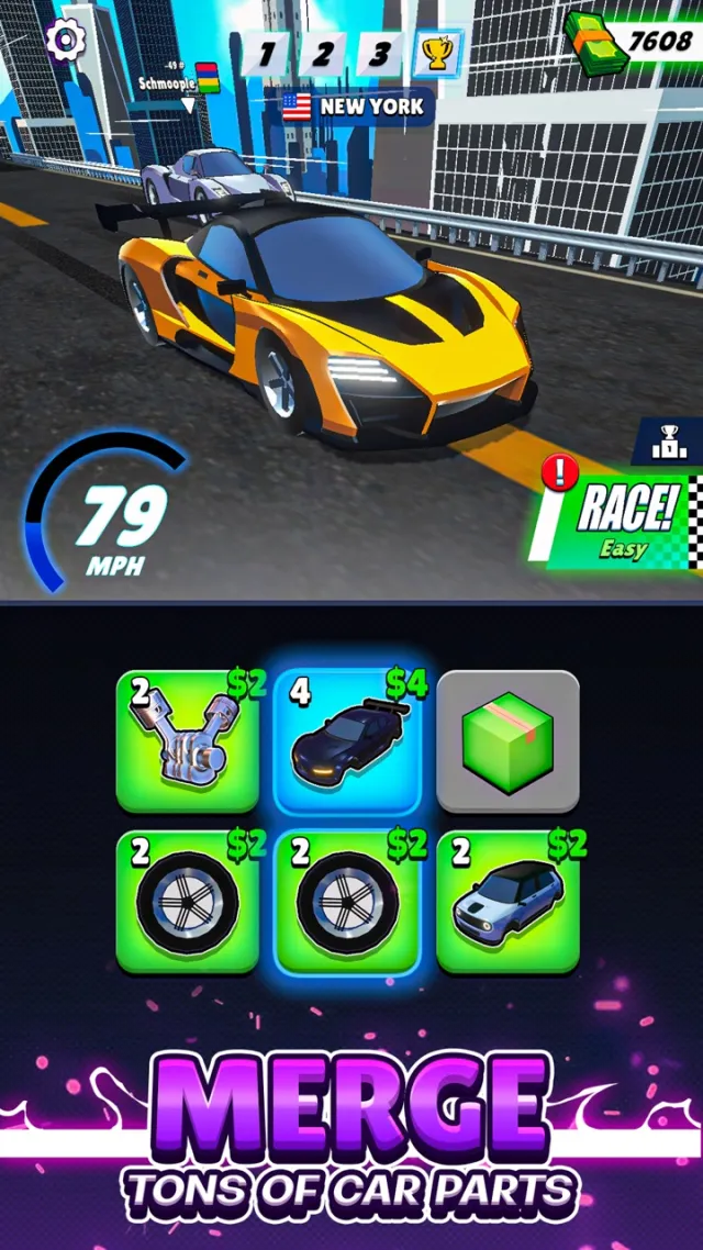 Super Car Merge | Permainan | XWorld