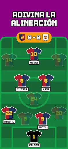 Adivina la Alineación | Fútbol | juego | XWorld