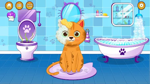 Vida virtual cuidado gatos | juego | XWorld