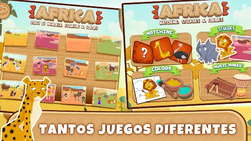 África: Juegos niños 2,3+ años | juego | XWorld