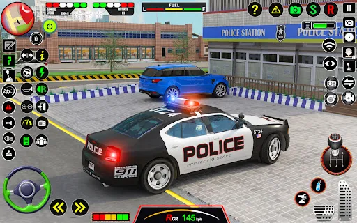 policía auto conduciendo juego | juego | XWorld