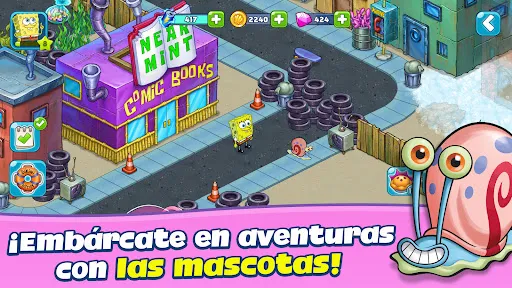 Las aventuras de Bob Esponja | juego | XWorld