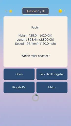Roller Coaster Quiz | 游戏 | XWorld Roller Coaster Quiz | 游戏 | XWorld