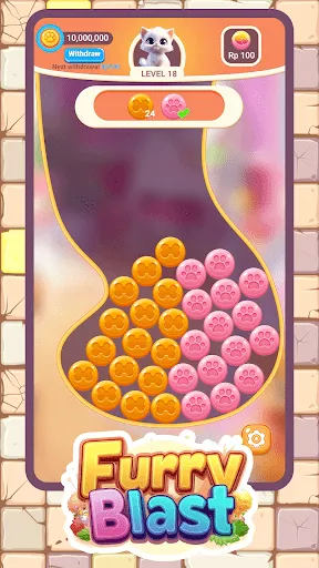 Furry Blast - Match & Pop | Permainan | XWorld