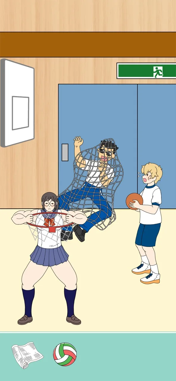 Muscle Girl protects Ren-kun! | Games | XWorld