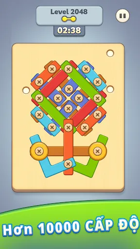 Thợ Mộc: Câu đố Vít | Games | XWorld