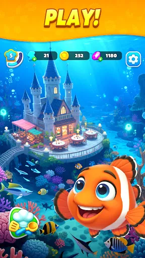 Merge Ocean - Story & Cooking | Permainan | XWorld