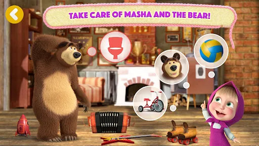 Masha and the Bear: My Friends | Games | XWorld