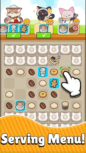 Merge Meow Cafe : Coffee cat | Games | XWorld