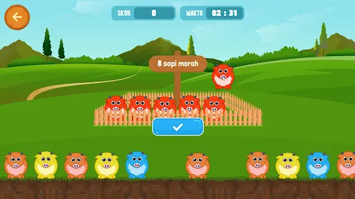 Belajar Berhitung Mr. Moo | Permainan | XWorld