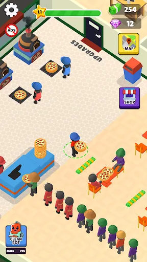 Idle Pizza Shop Tycoon Game | 游戏 | XWorld