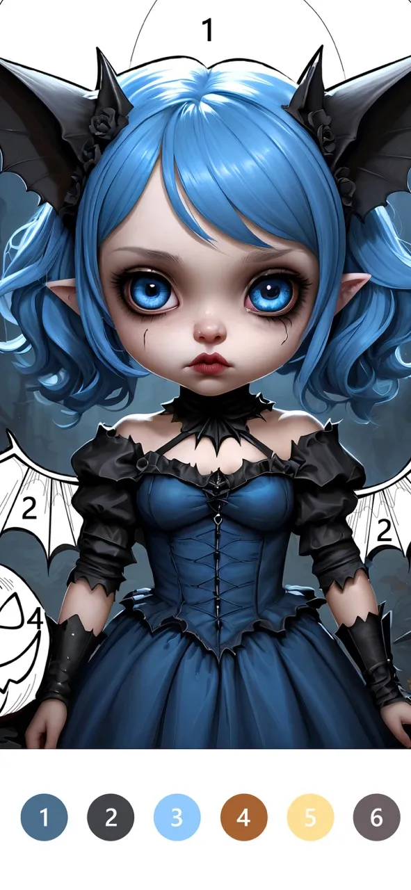 Macabre Color Paint By Number | Игры | XWorld