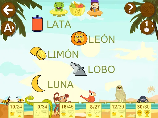 Leo con Grin: aprender a leer | juego | XWorld