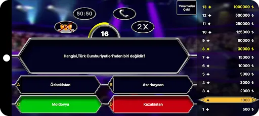 Milyoner 2025 Bilgi Yarışması | 游戏 | XWorld