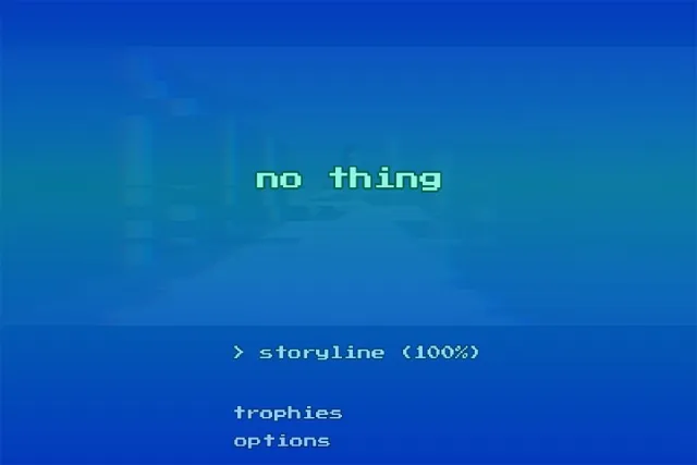 NO THING - Surreal Arcade Trip | Games | XWorld