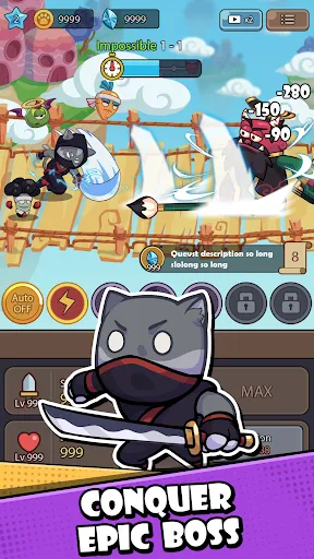 Cat Hero: Idle RPG War | Permainan | XWorld