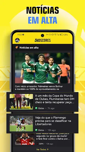 310Scores: Placar & Notícias | Jogos | XWorld