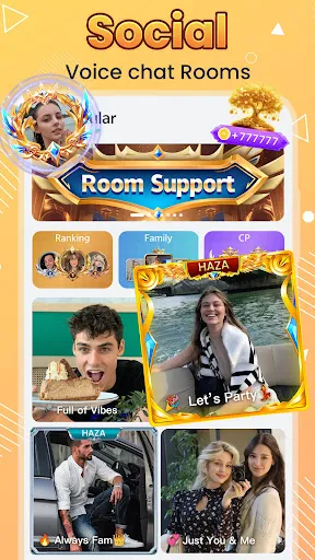 Haza - Group Voice Chat Rooms | Games | XWorld