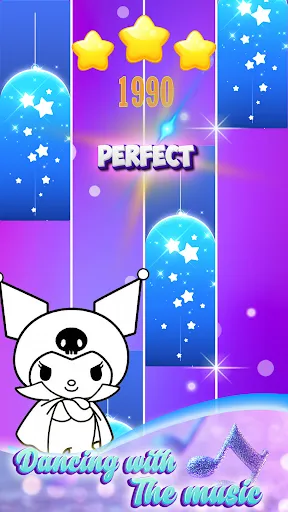 Kuromi and Melody Tiles Game | Игры | XWorld