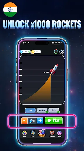 Crash Rocket - Win & Crash | 游戏 | XWorld