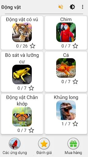 Động vật có vú, Khủng long: Đố | Games | XWorld