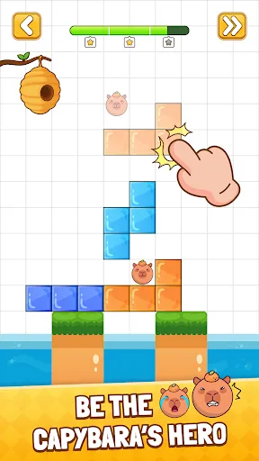 Capybara Rescue: Block Puzzle | 游戏 | XWorld