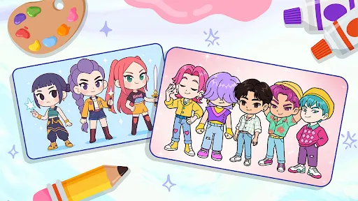 Idol Draw: Coloring Master | Игры | XWorld