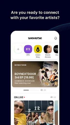 Weverse: Connect with Artists | Games | XWorld