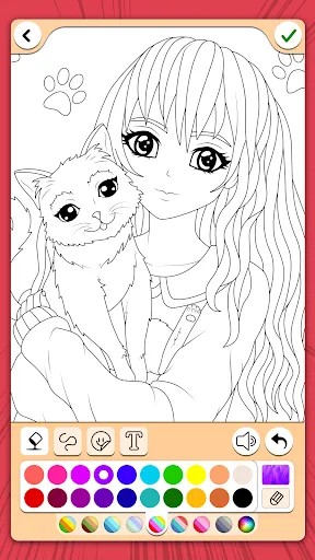 Manga Coloring Book | Games | XWorld