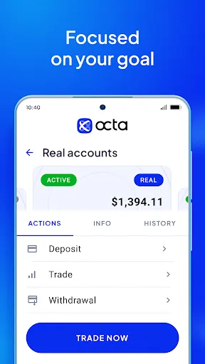 Octa trading app | Games | XWorld