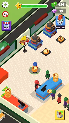 Idle Pizza Shop Tycoon Game | 游戏 | XWorld